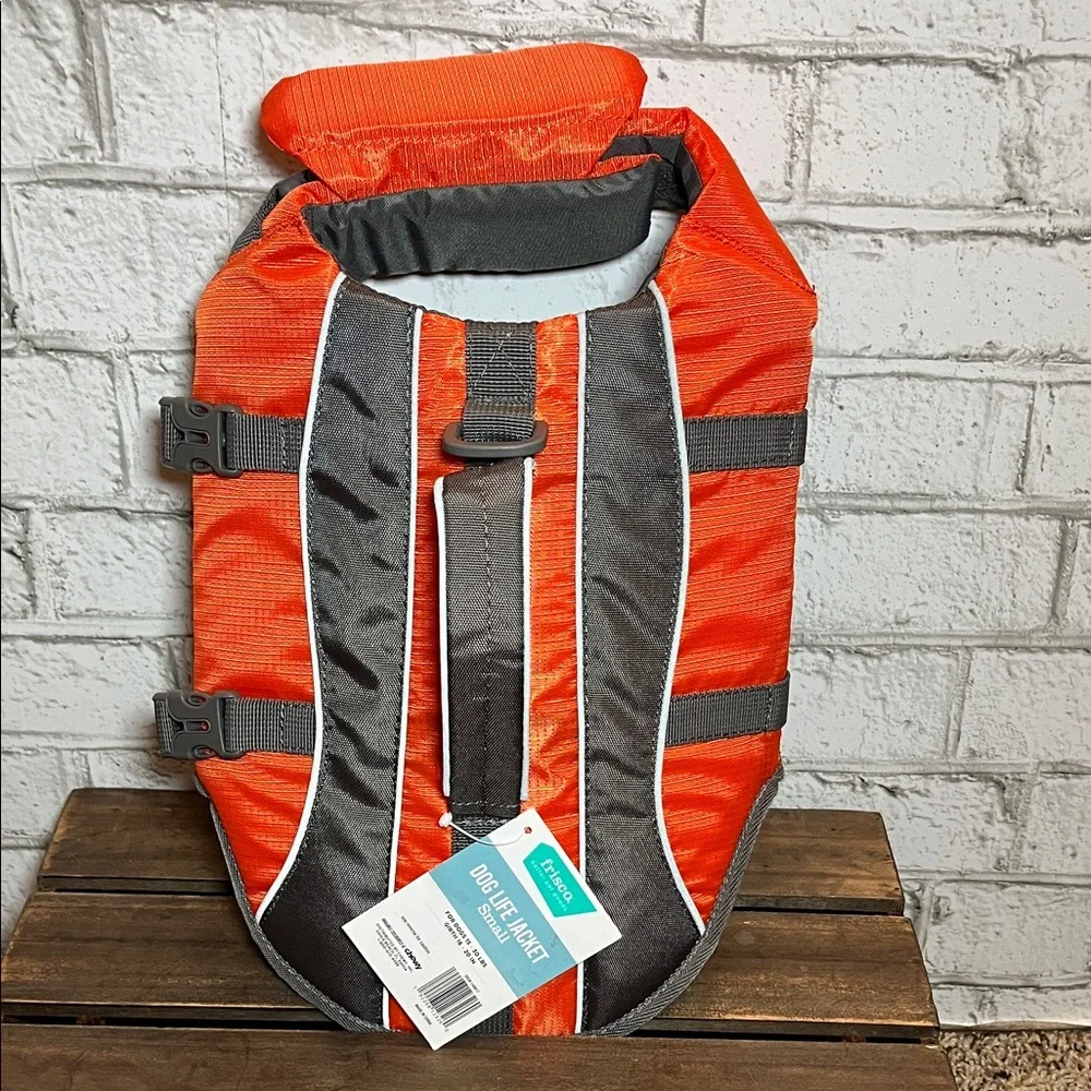 Frisco Ripstop Small Dog Orange Life Jacket NWT